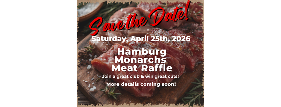 Save the Date Meat Raffle